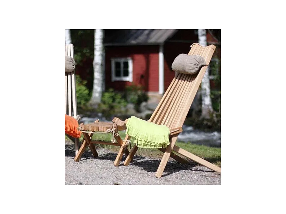 Chilienne scandinave avec repose-pieds Mélèze