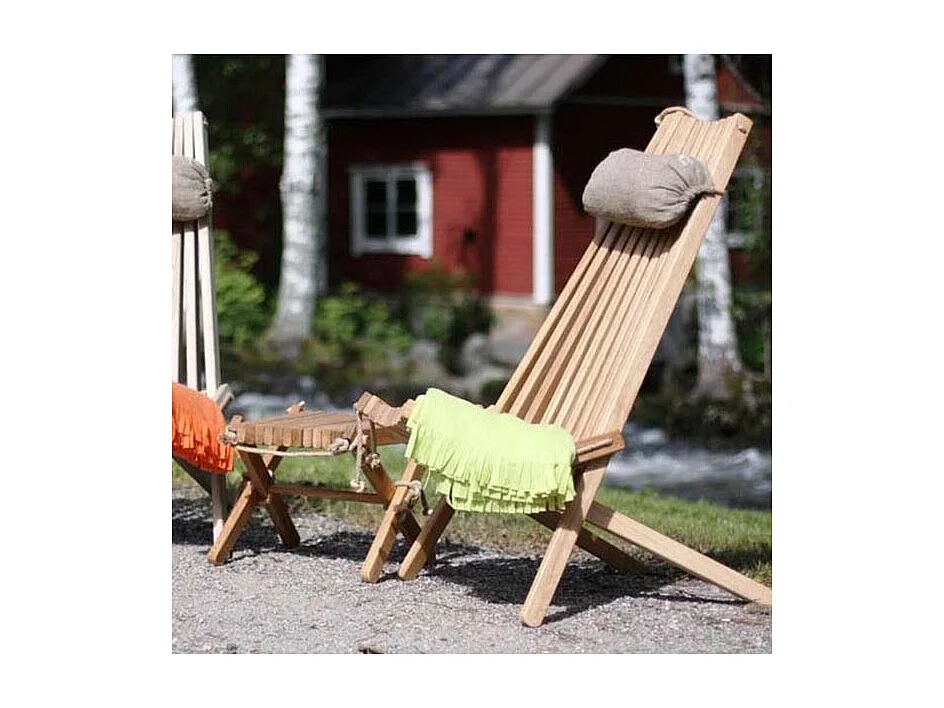 Chilienne scandinave avec repose-pieds Mélèze