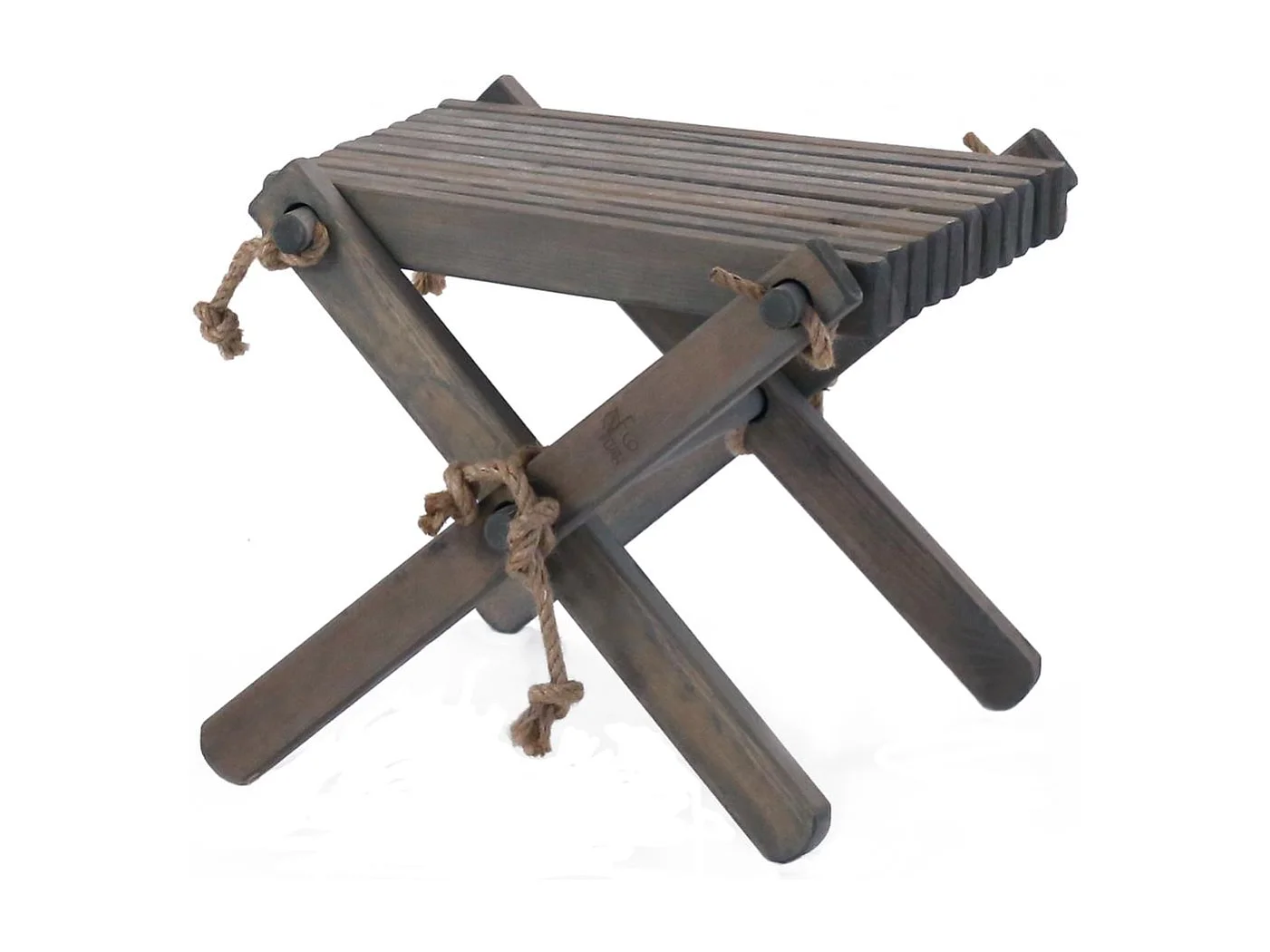 Chilienne scandinave avec repose-pieds Pin Gris