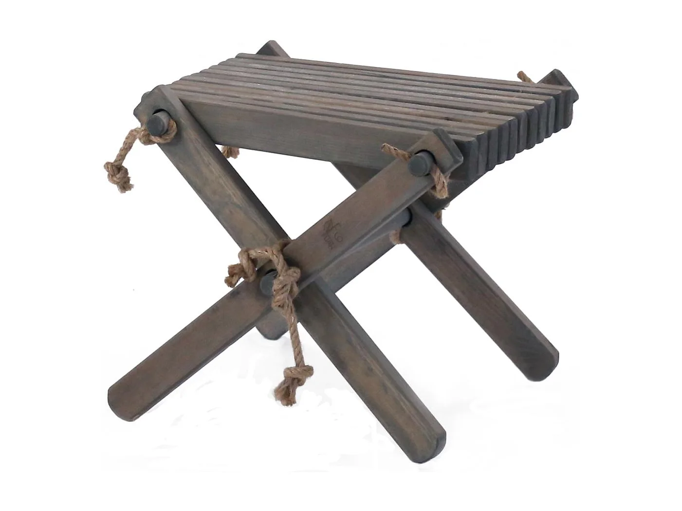 Chilienne scandinave avec repose-pieds Pin Gris