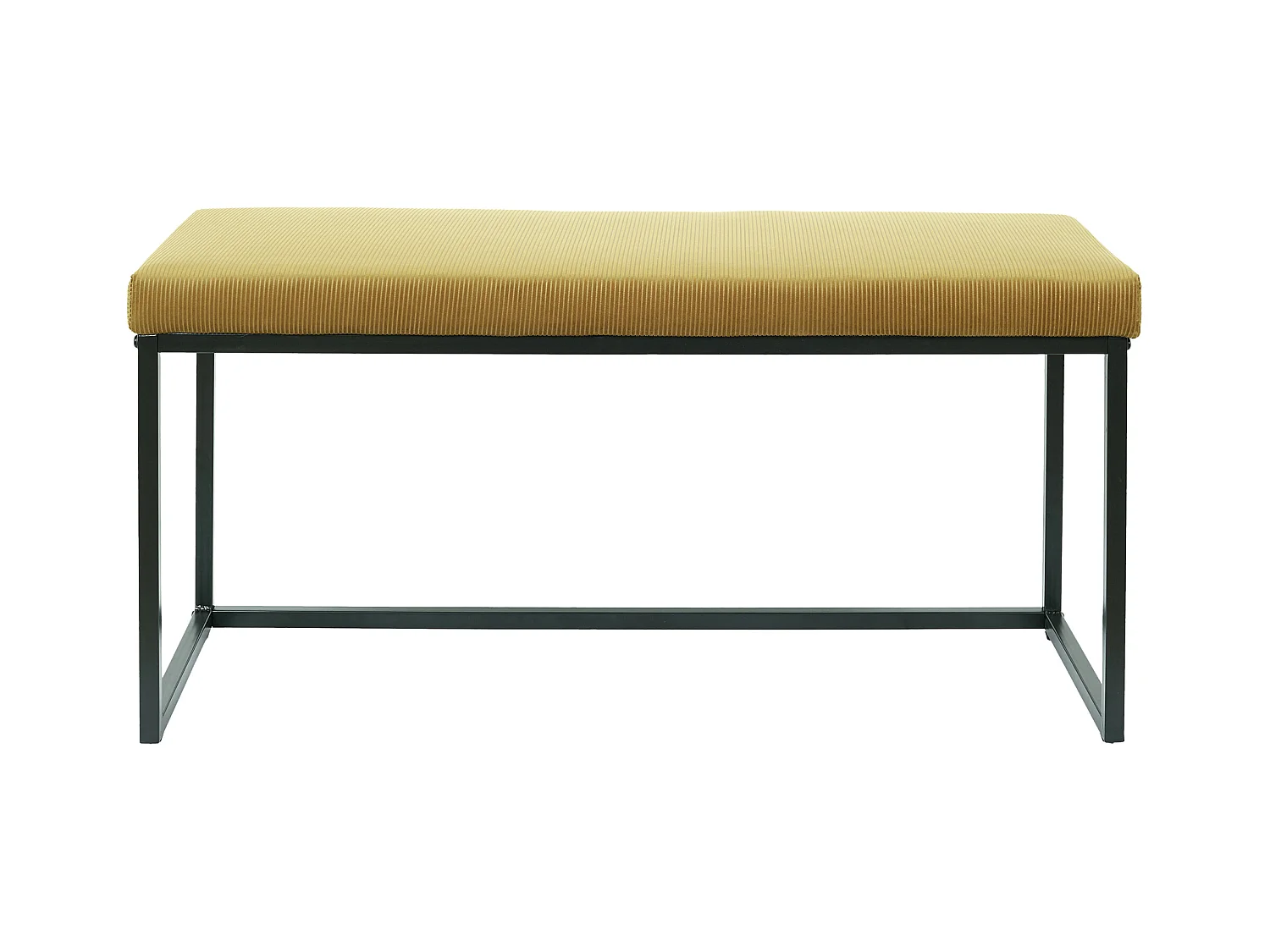 Banc Giulia Jaune Velours Cotele Jaune