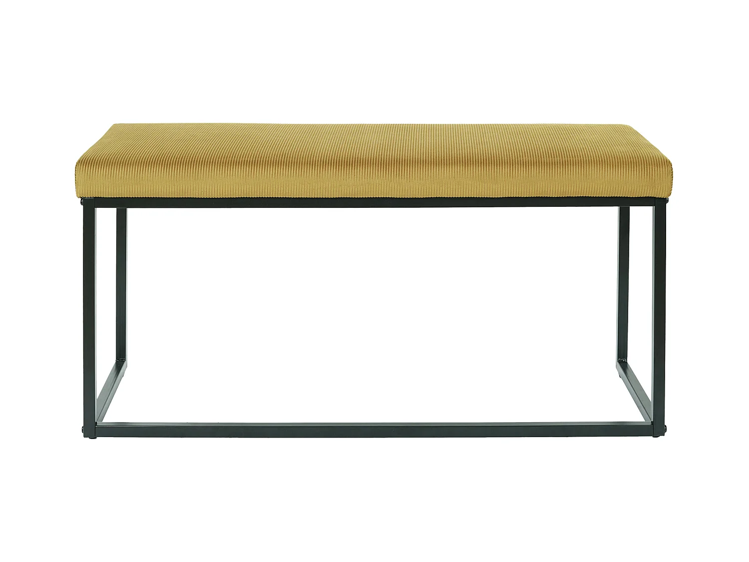 Banc Giulia Jaune Velours Cotele Jaune