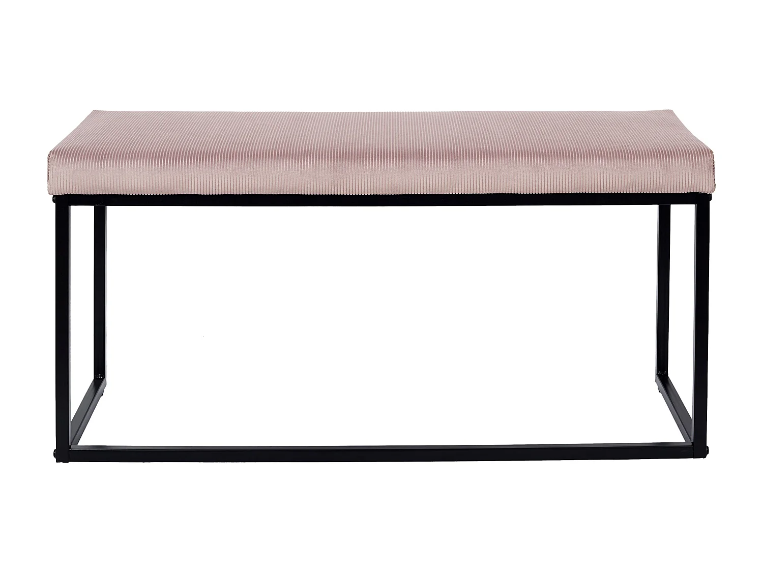 Banc Giulia Rose Velours Cotele Rose