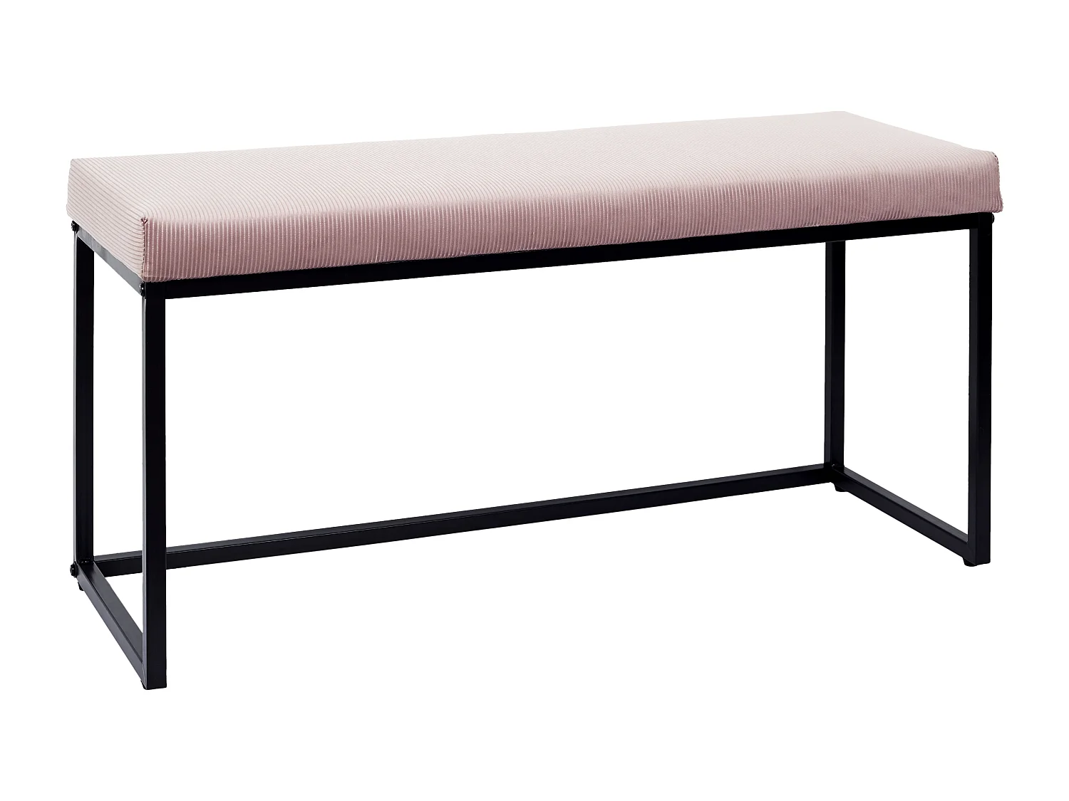 Banc Giulia Rose Velours Cotele Rose