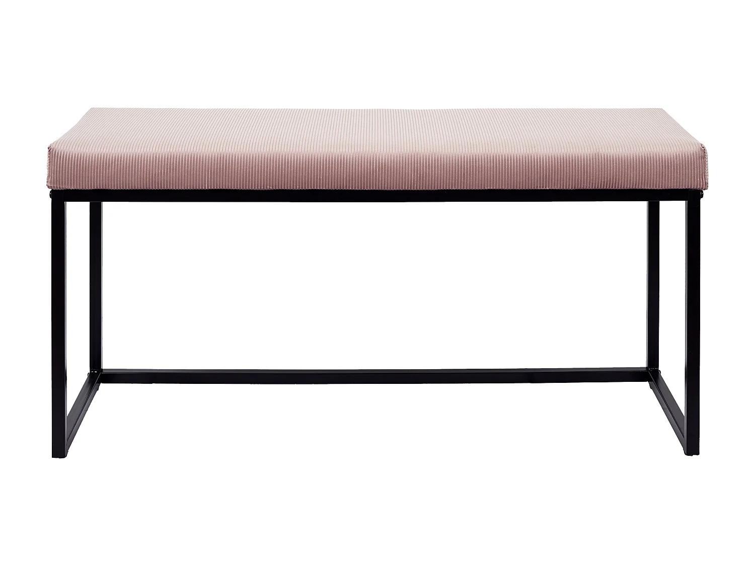 Banc Giulia Rose Velours Cotele Rose