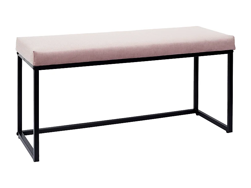 Banc Giulia Rose Velours Cotele Rose