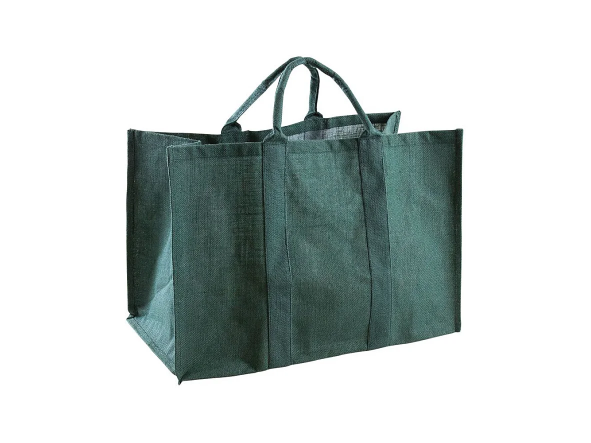 Sac à bûches en jute