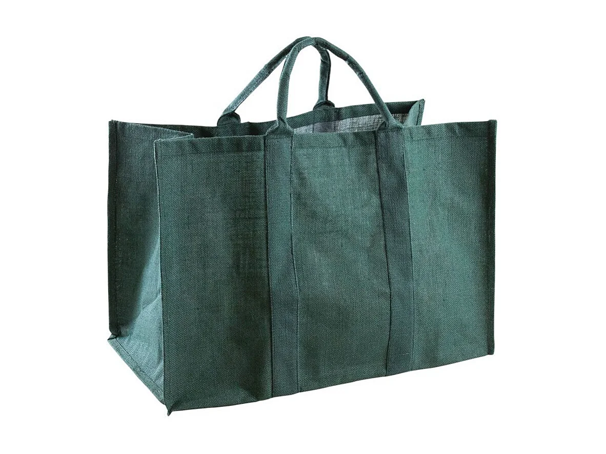 Sac à bûches en jute
