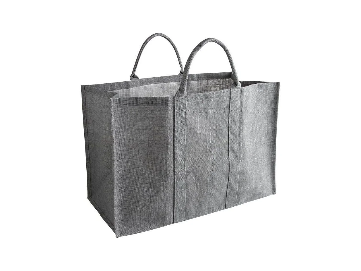 Sac à bûches en jute