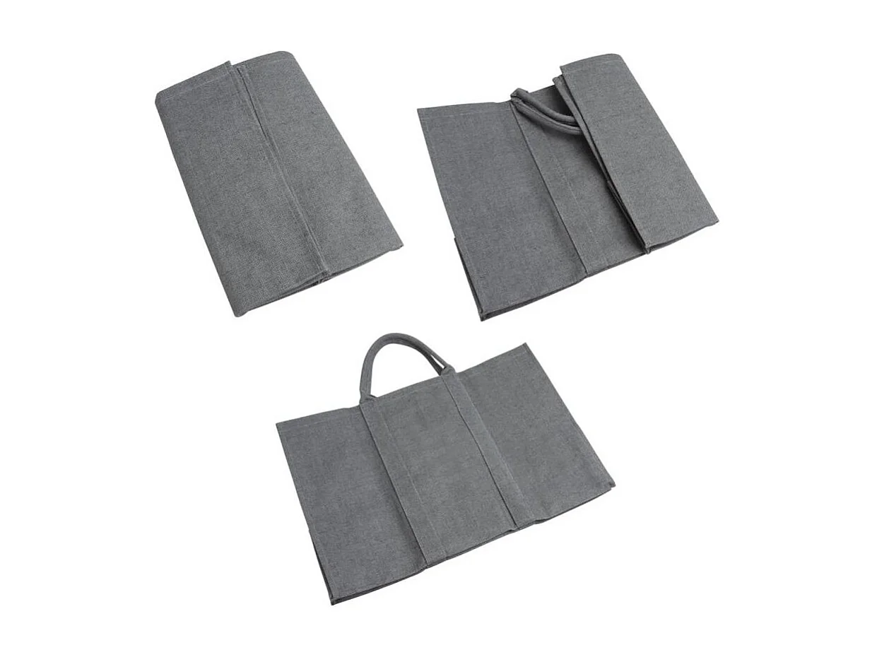 Sac à bûches en jute