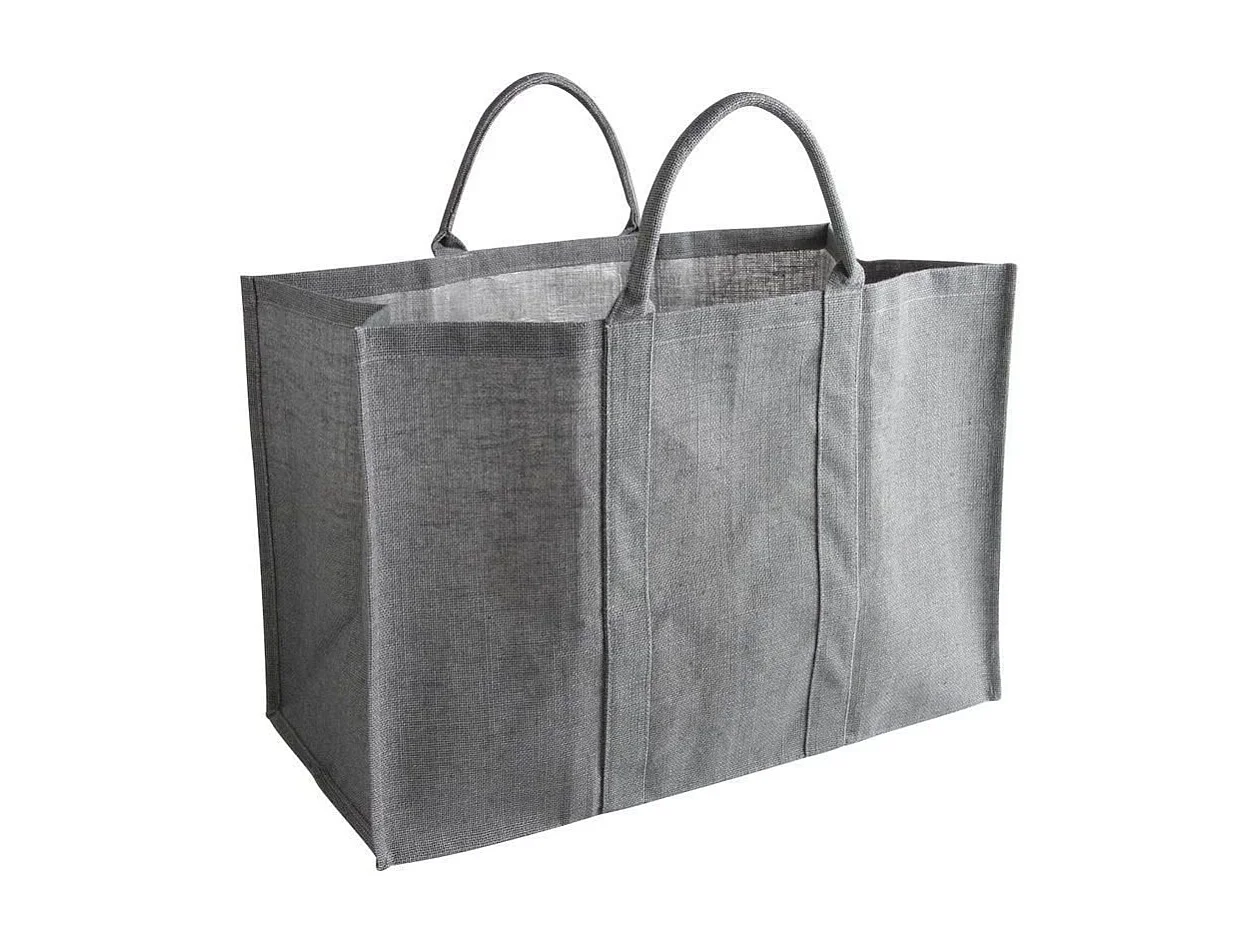 Sac à bûches en jute