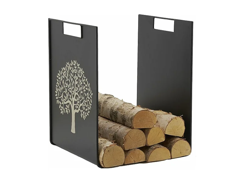 Porte-bûches en métal