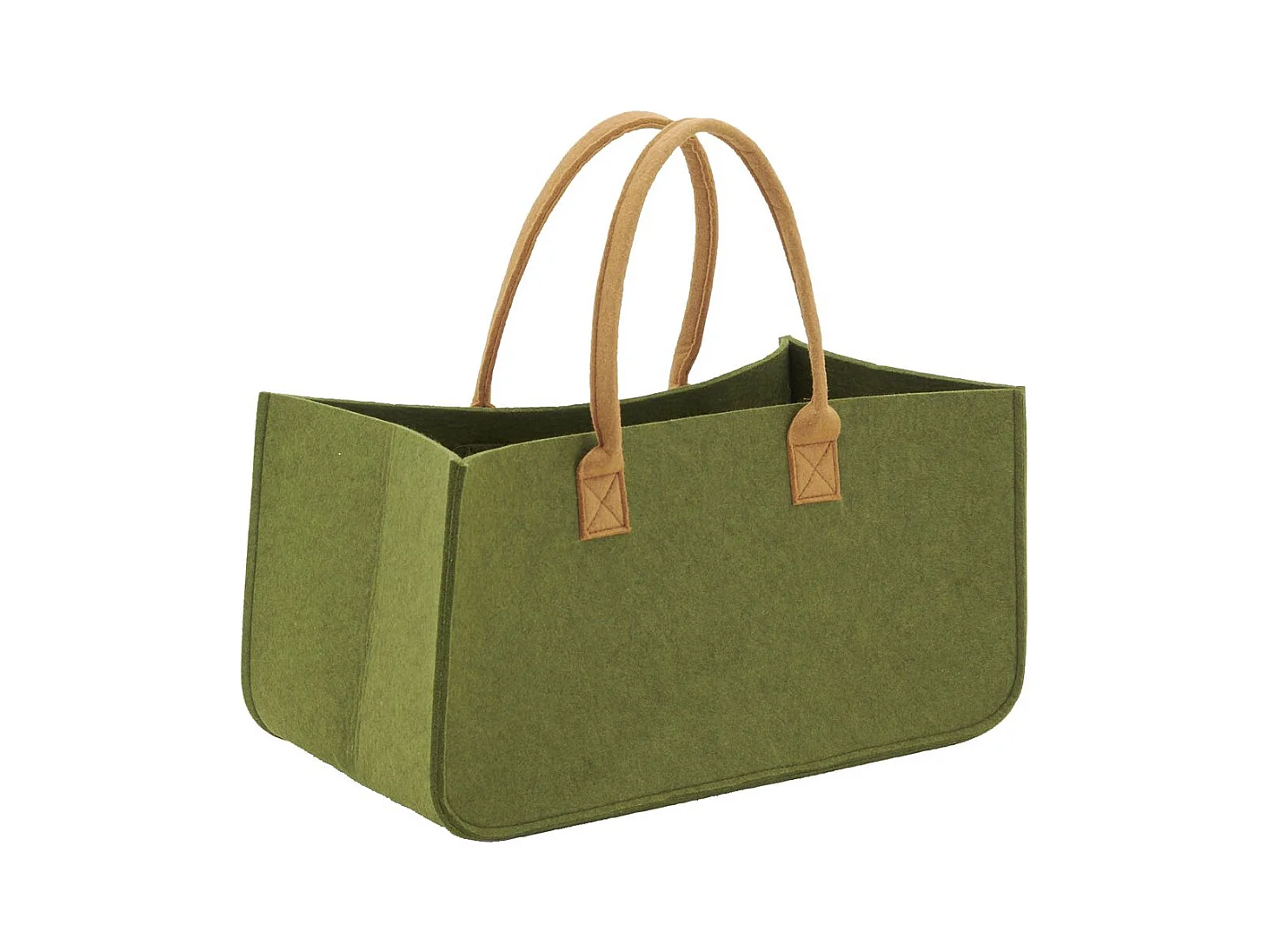 Sac à bûches en feutrine 50 x 25 cm