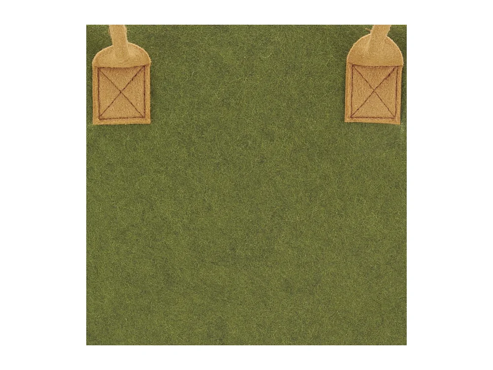 Sac à bûches en feutrine 50 x 25 cm