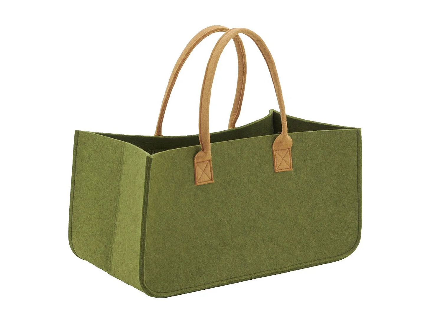 Sac à bûches en feutrine 50 x 25 cm