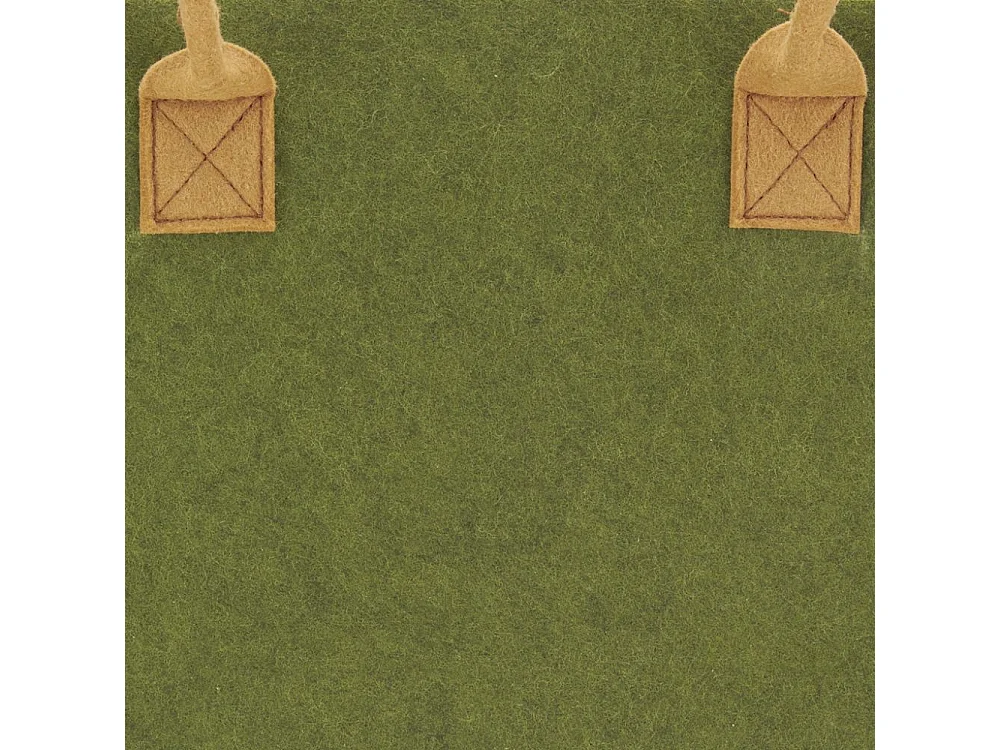 Sac à bûches en feutrine 50 x 25 cm