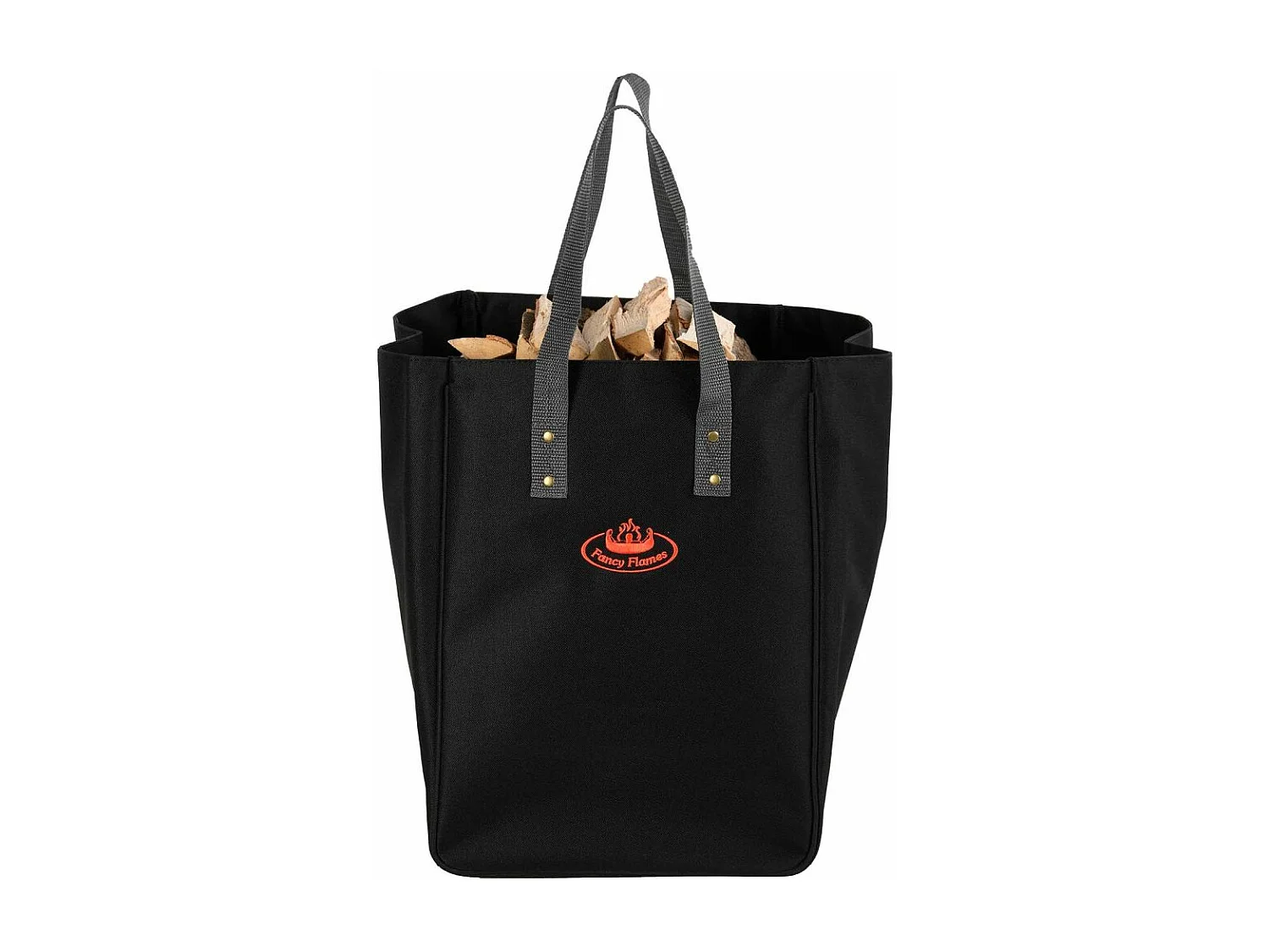 Sac à bûche en tissu Flames