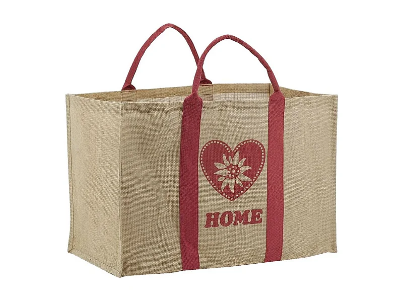 Sac à bûches en jute