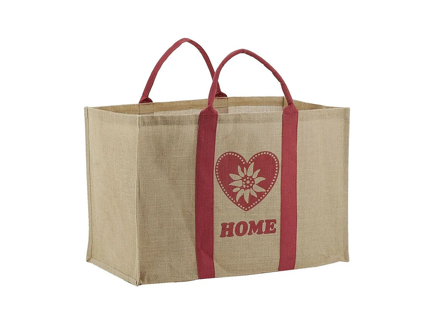 Sac à bûches en jute