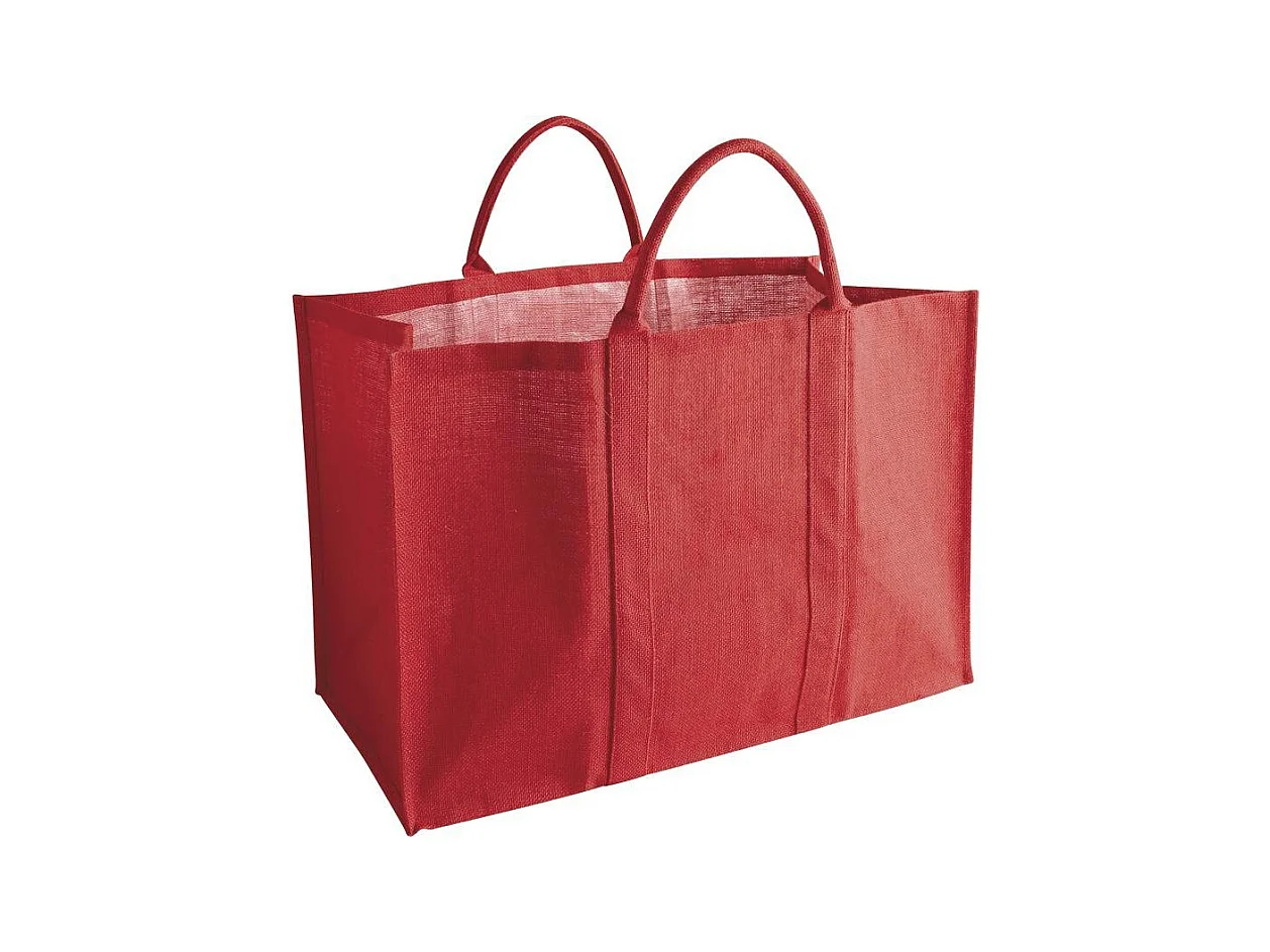 Sac à bûches en jute