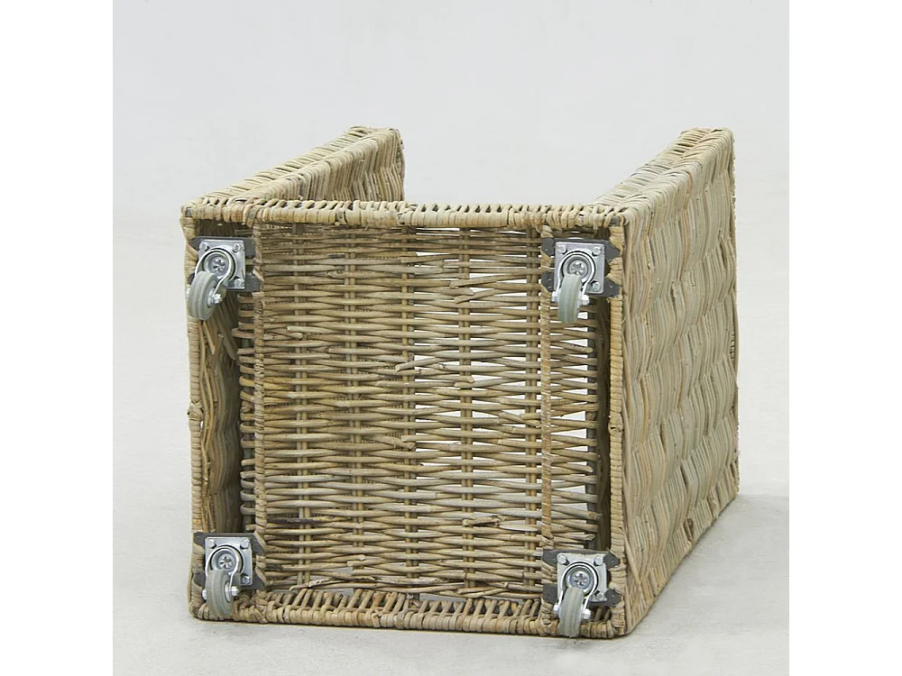 Porte-bûche à roulettes