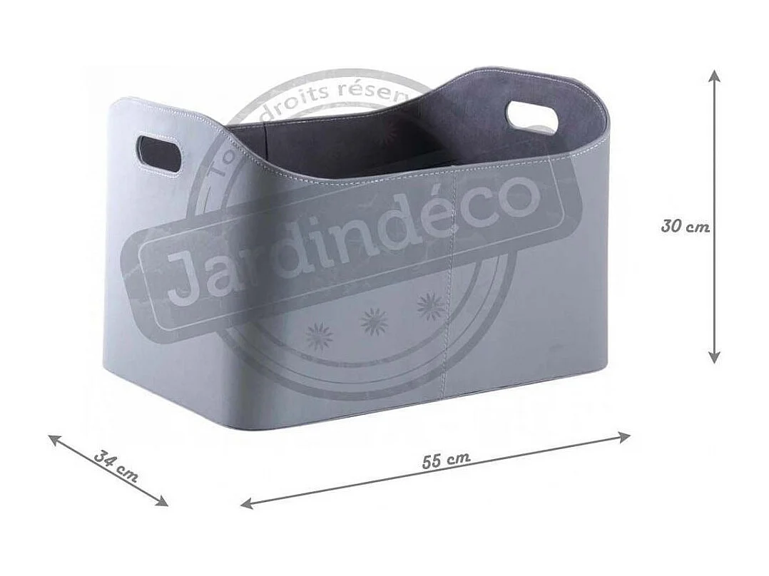 Corbeille à bûches en polyuréthane