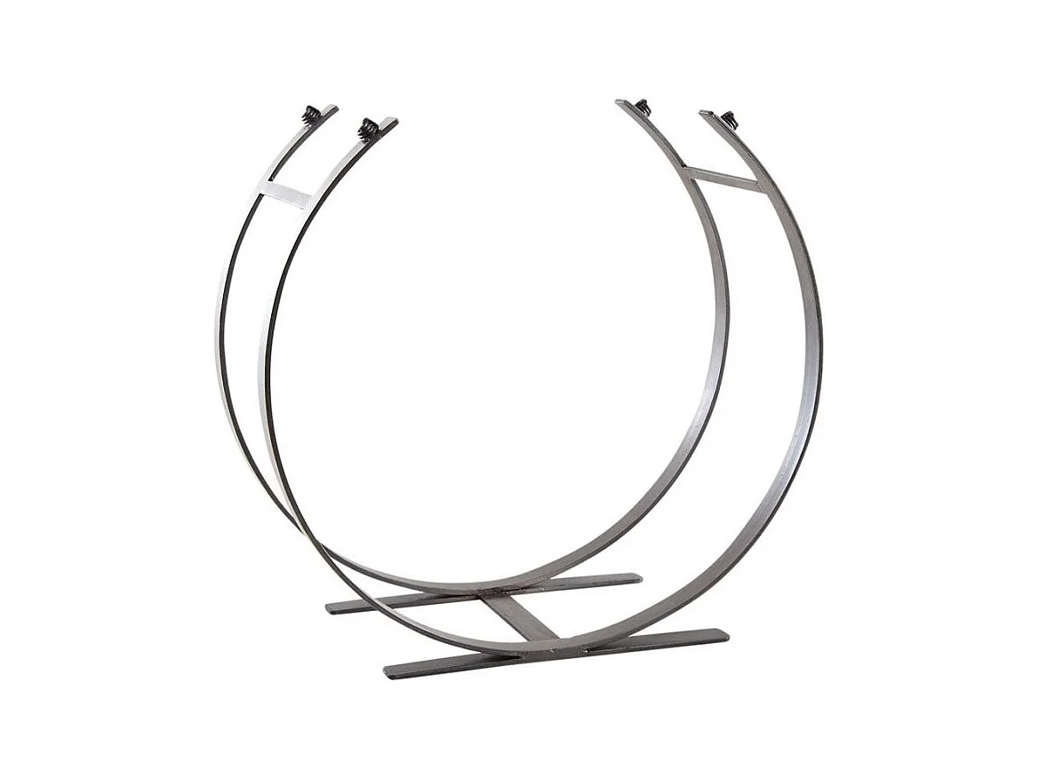 Panier à buche design en fer forgé