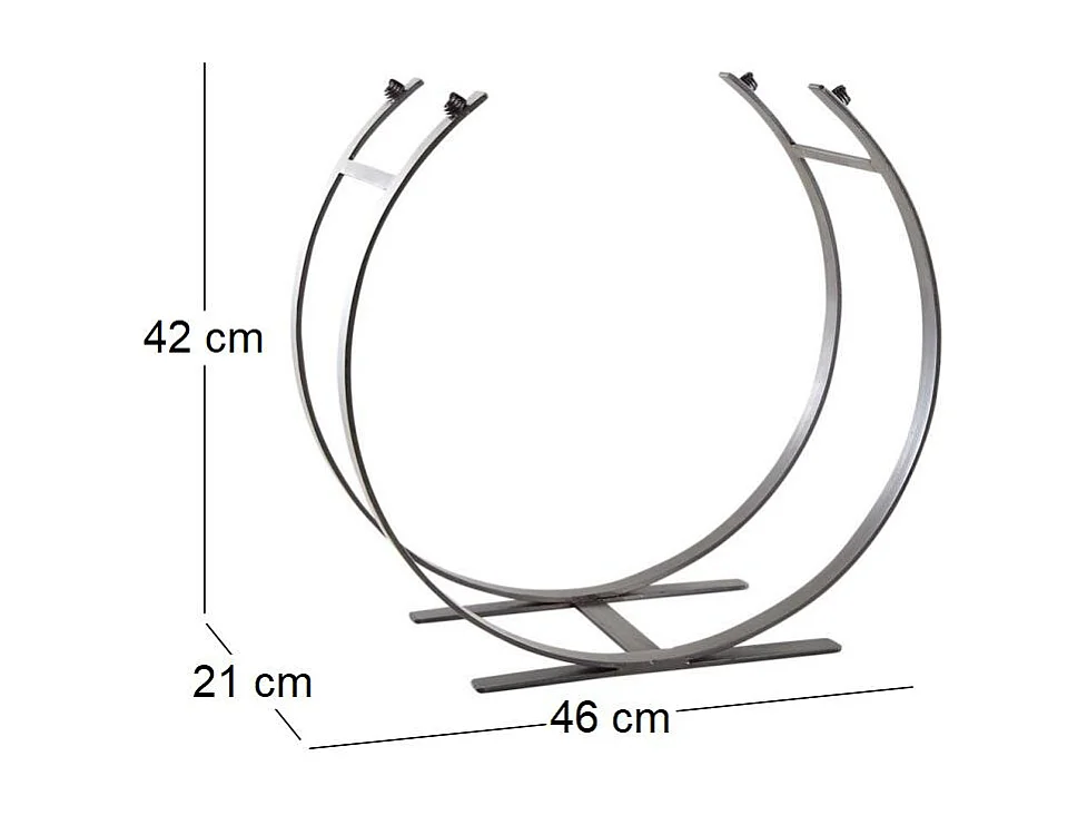 Range buches design en fer forgé
