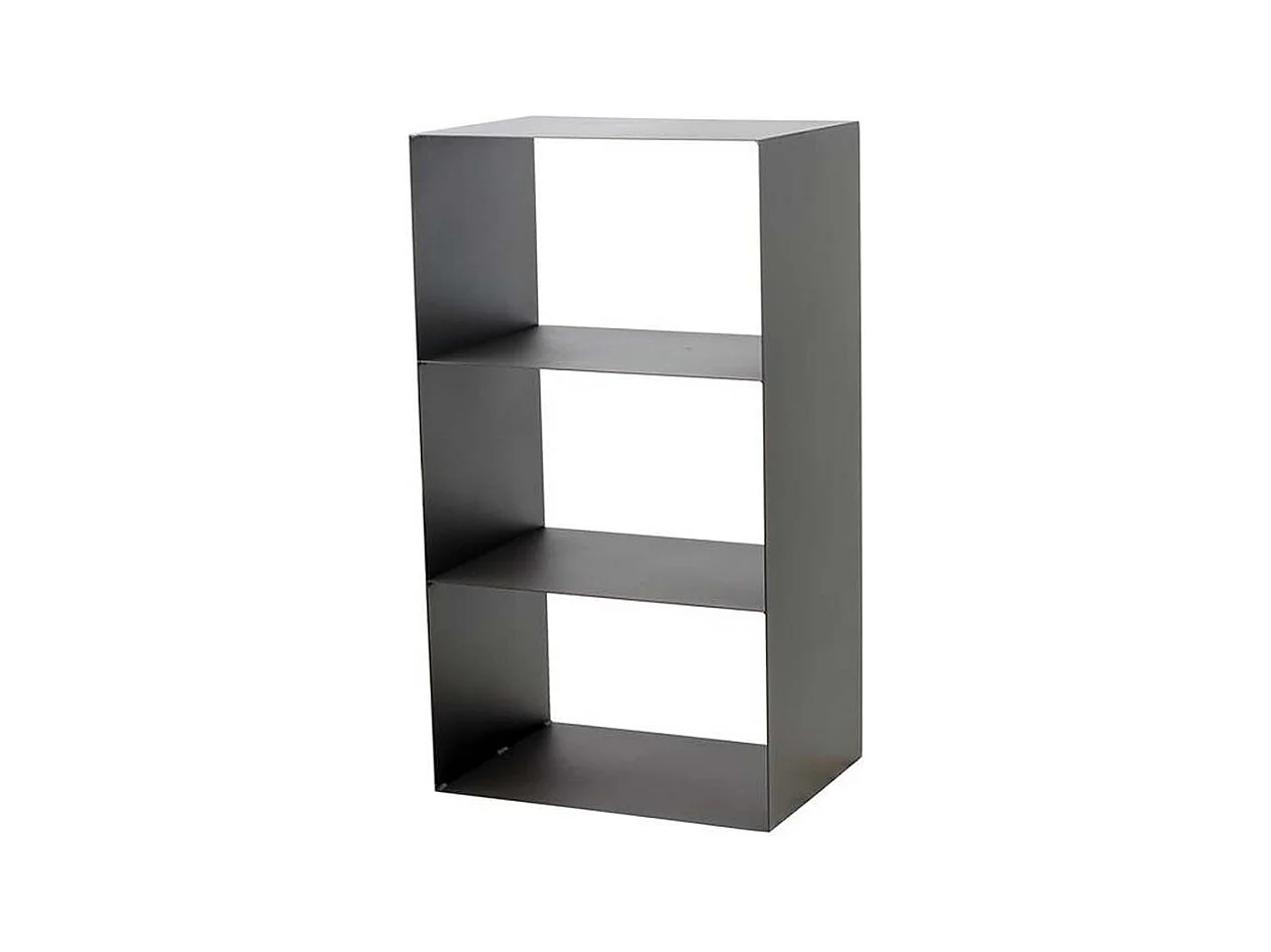 Porte-bûches 3 étages en acier Lublin