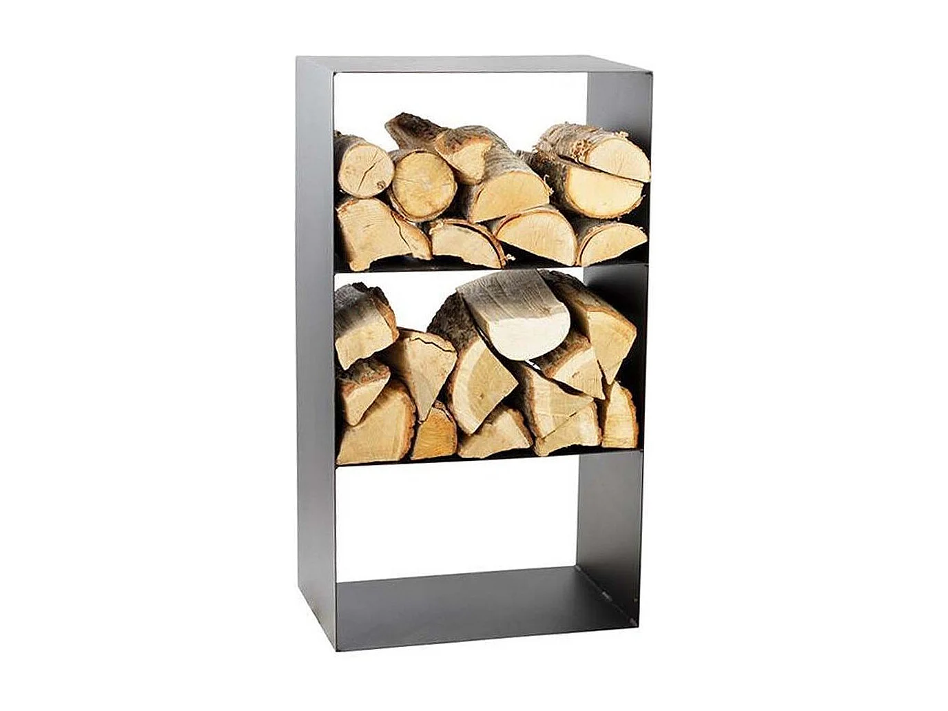 Porte-bûches 3 étages en acier Lublin