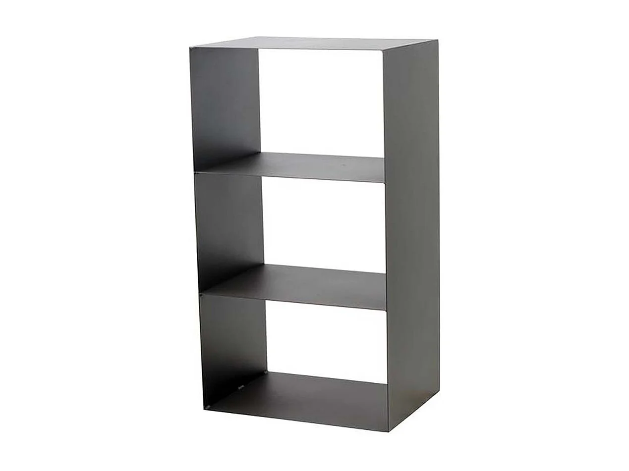 Porte-bûches 3 étages en acier Lublin