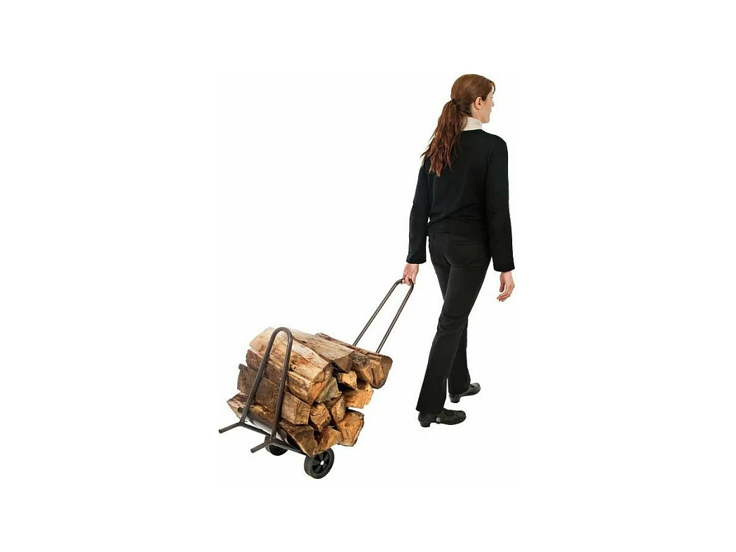 Chariot à bûches charges lourdes fabrication Française