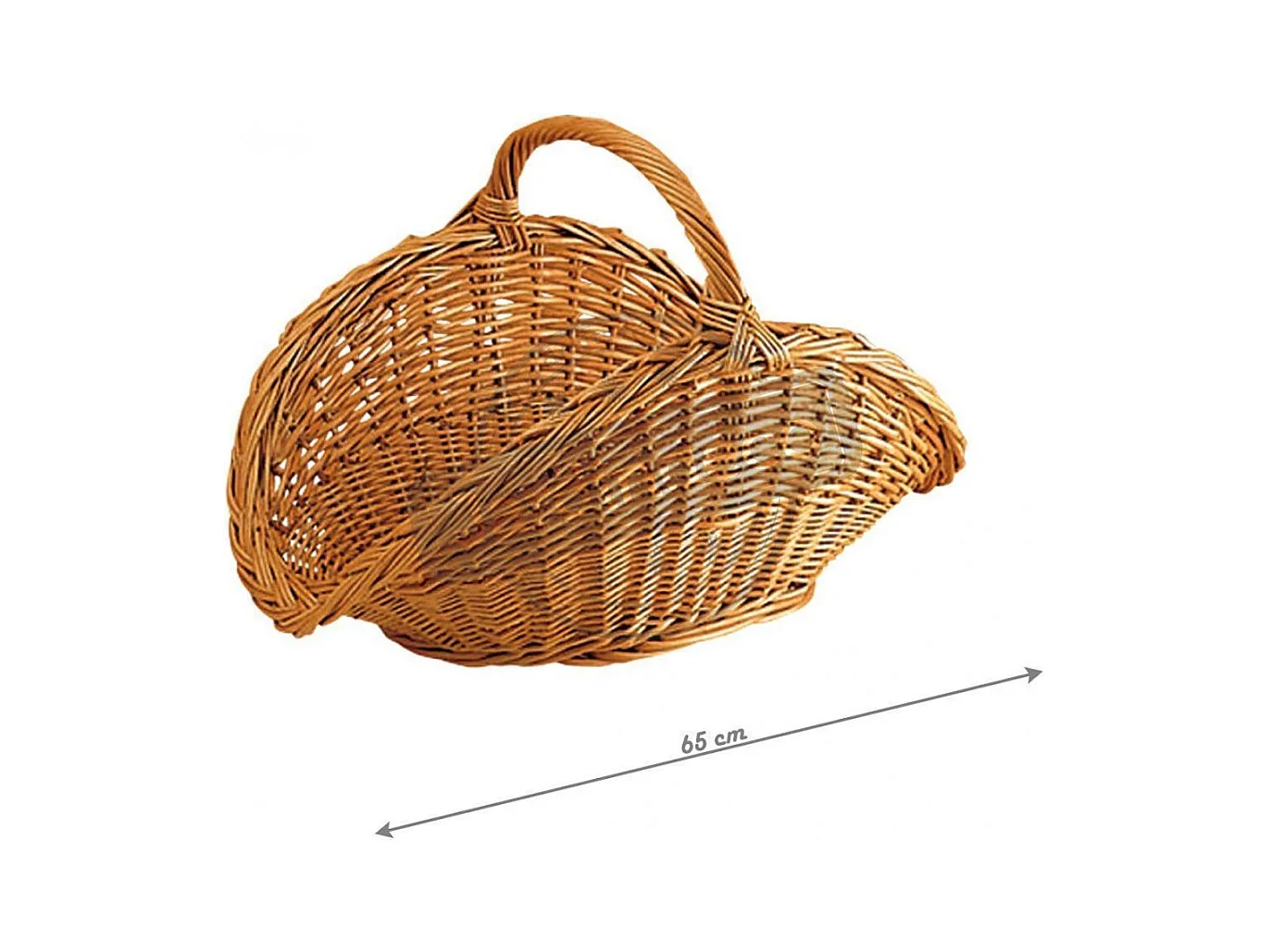 Panier à bûches en osier