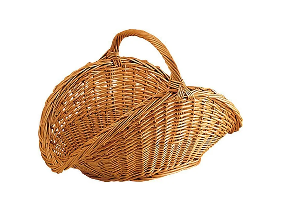 Panier à bûches en osier