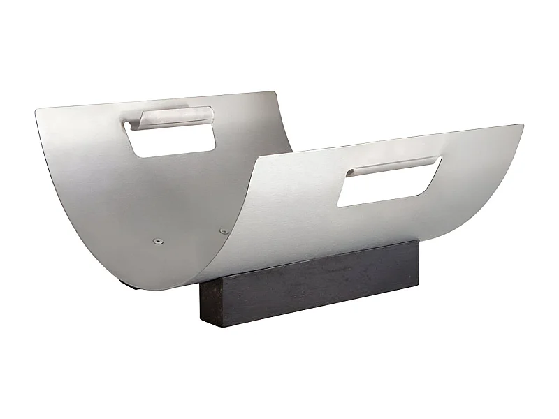 Porte bûches design Lune