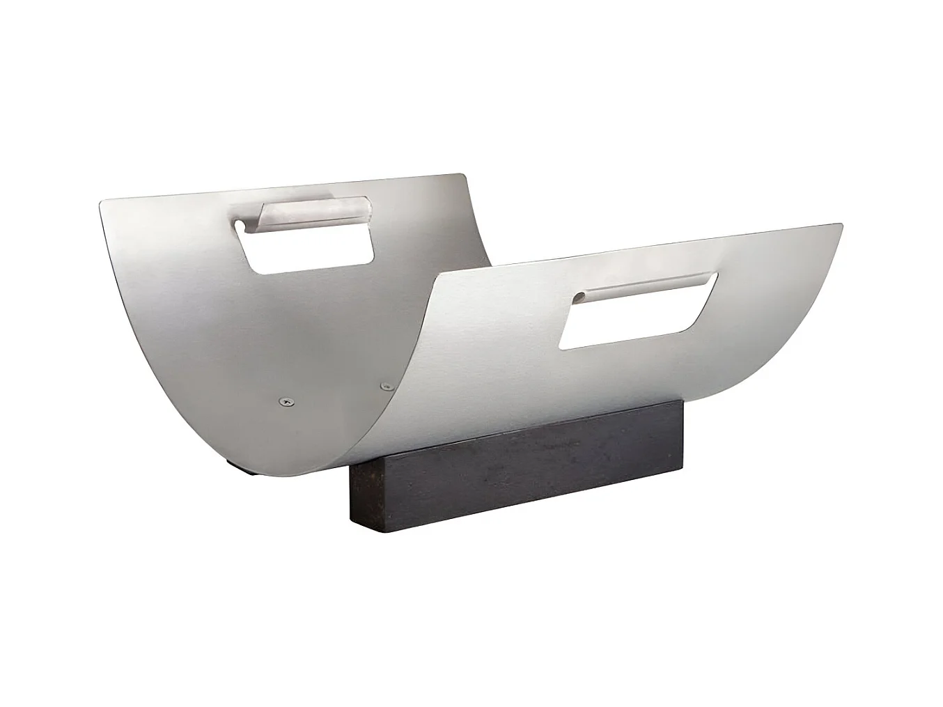 Porte bûches design Lune