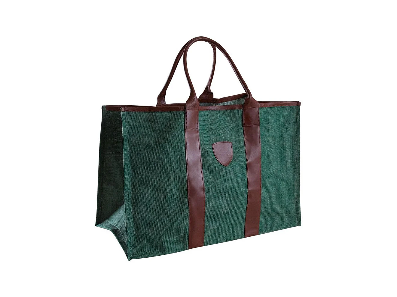 Sac à bûches en jute