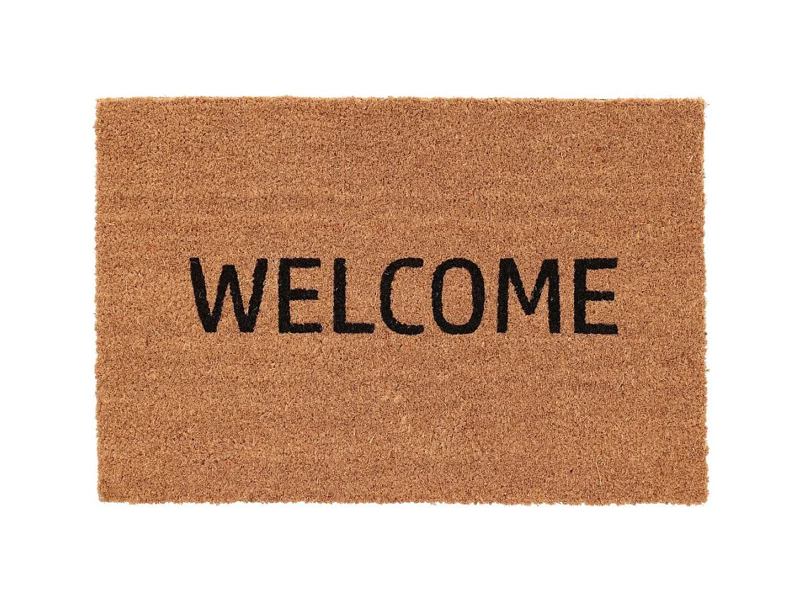 Paillasson en fibres de coco avec inscription  60 x 40 cm Inscription Welcome
