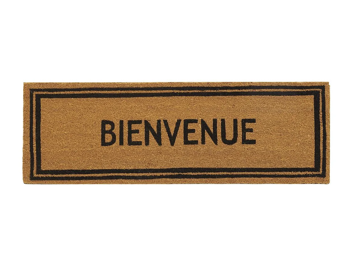 Fußmatte aus Kokosfasern "Bienvenue"