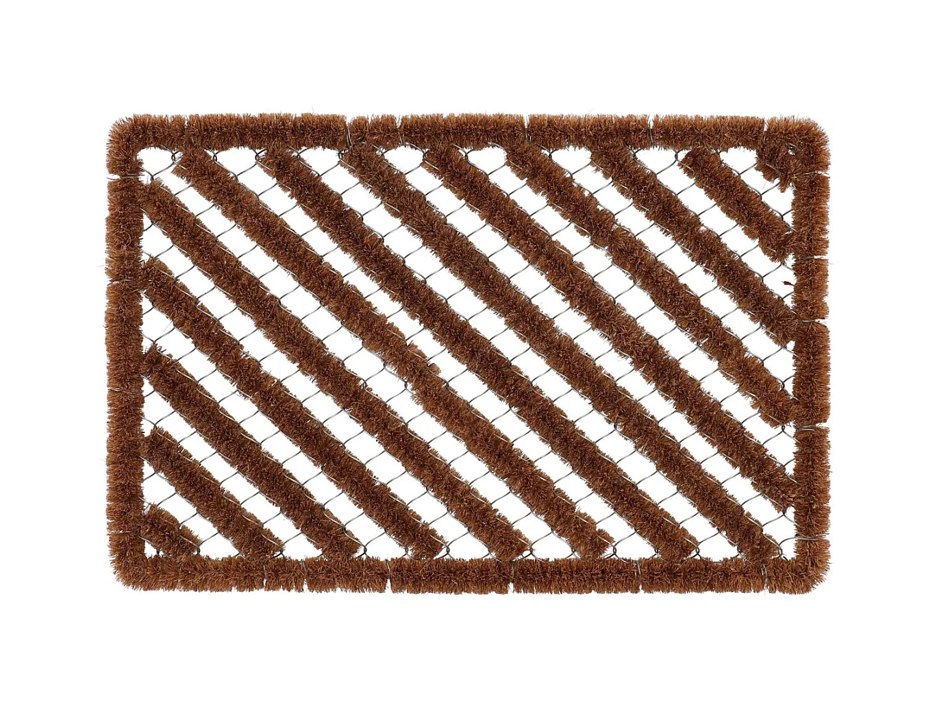 Paillasson spirale en fibres de coco 60 x 40 cm