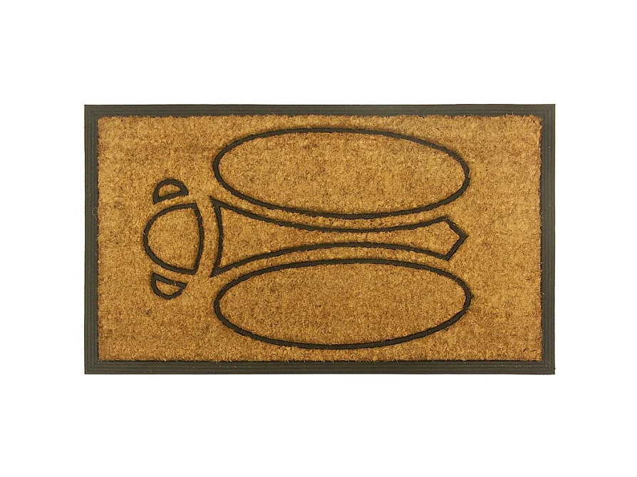 Paillasson cigale en coco et latex