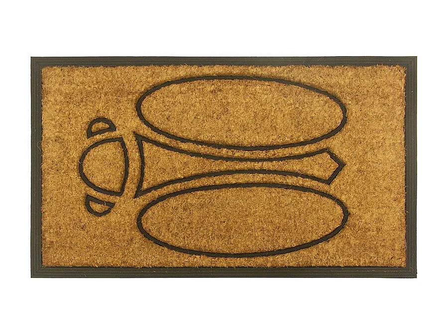 Paillasson cigale en coco et latex