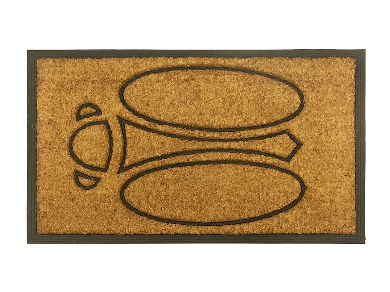 Paillasson cigale en coco et latex