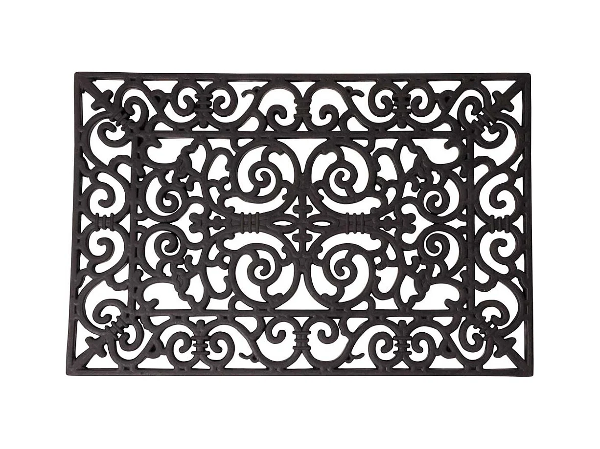 Paillasson en caoutchouc Arabesque 60 x 40 cm