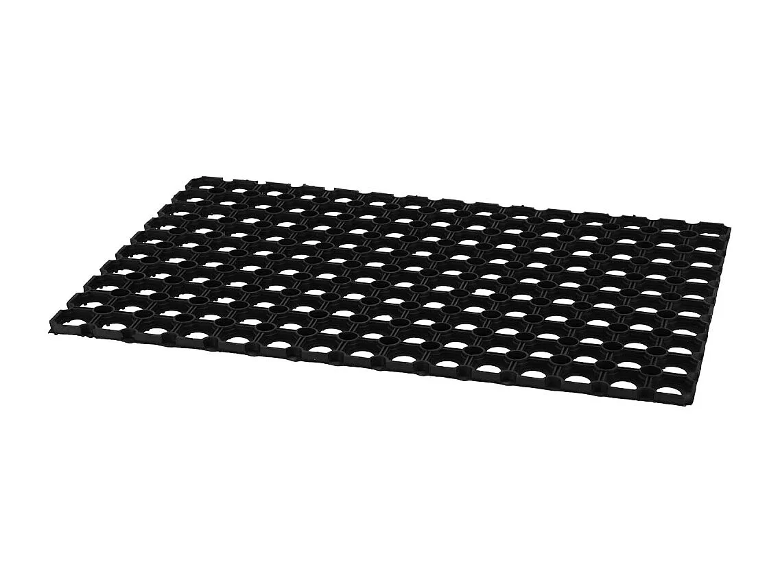 Paillasson à trous en caoutchouc 60 x 40 cm