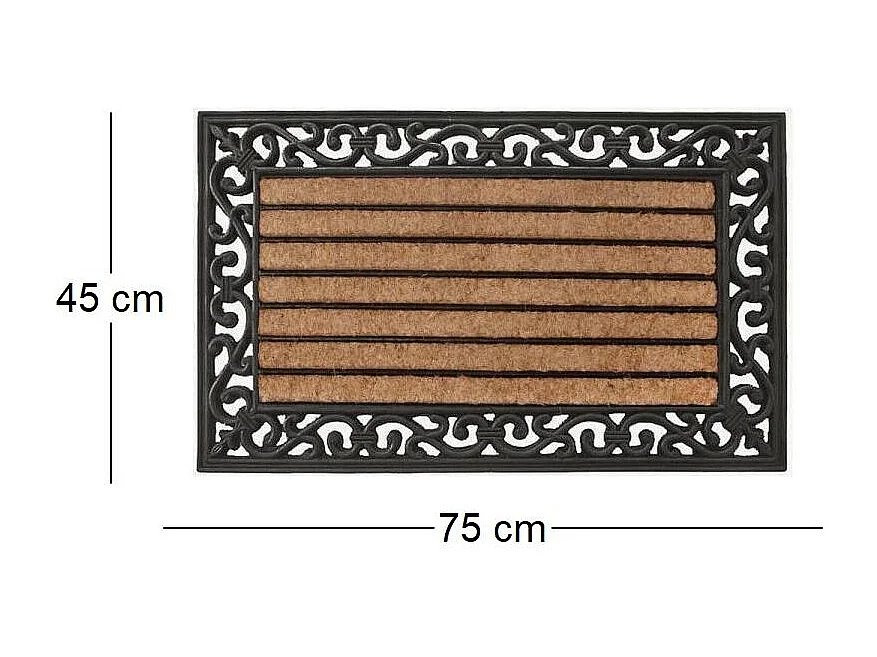 Paillasson en latex et coco Malo