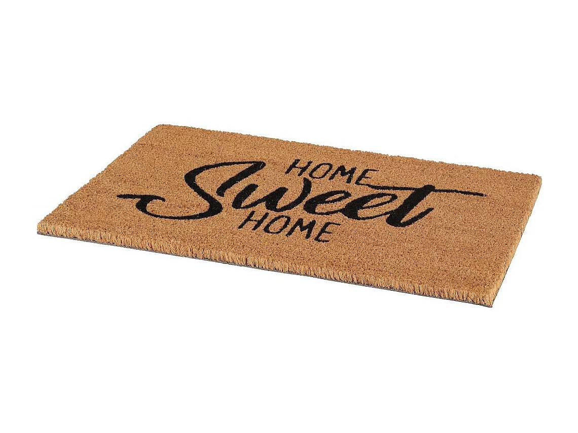 Paillasson en fibres de coco avec inscription  60 x 40 cm Inscription Home sweet home
