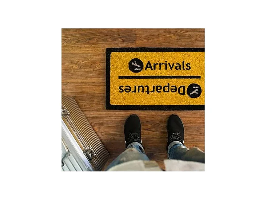 Zerbino in fibra di cocco 70 x 40 cm Arrivi / partenze