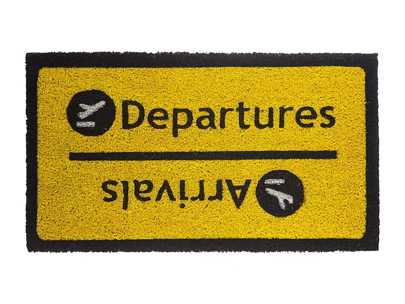 Zerbino in fibra di cocco 70 x 40 cm Arrivi / partenze