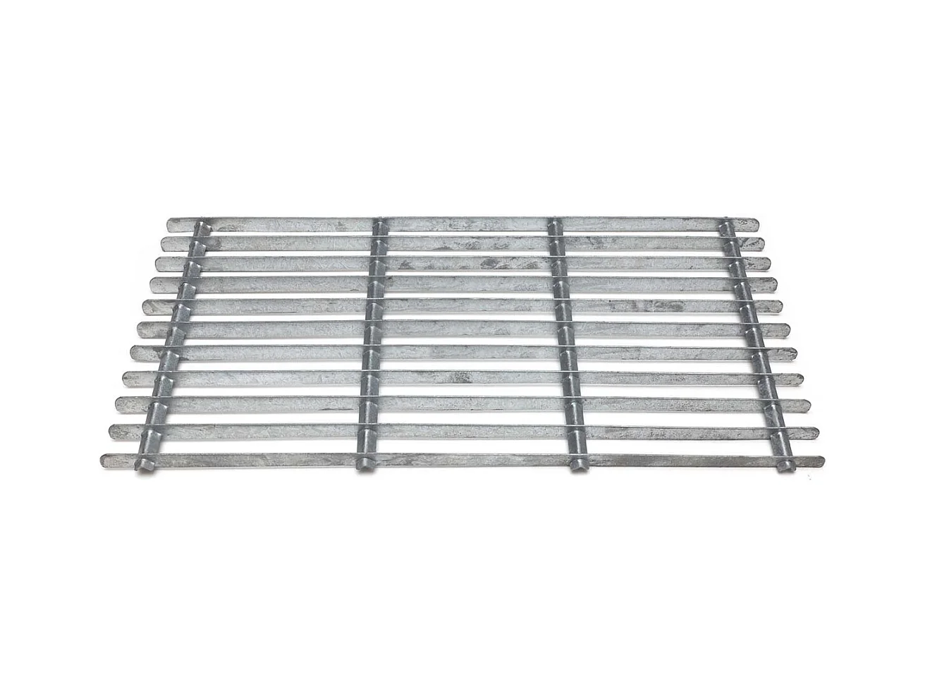 Grille gratte pieds en acier galvanisé 60 x 30 cm